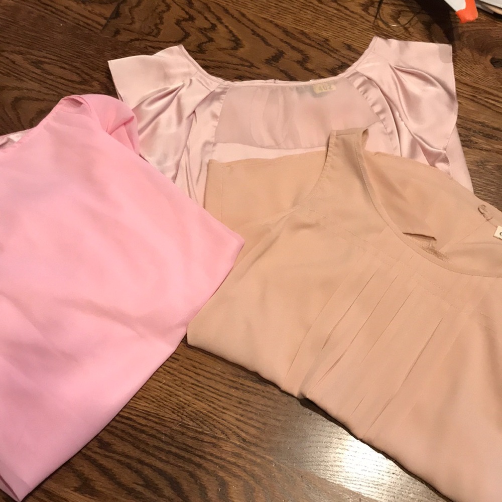 Pink Blouse Bundle!